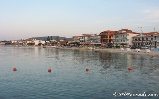 Blick vom Meer, Pefkohori, Chalkidiki