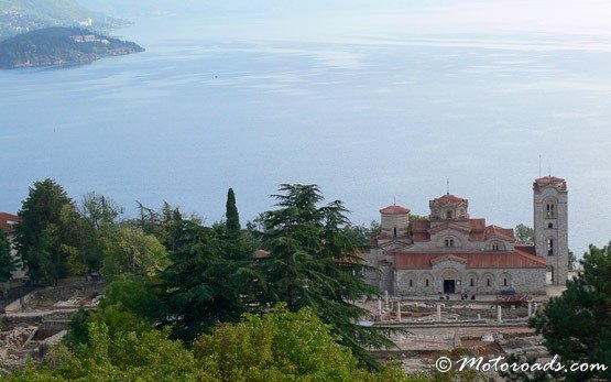 Vista sobre el lago Ohrid