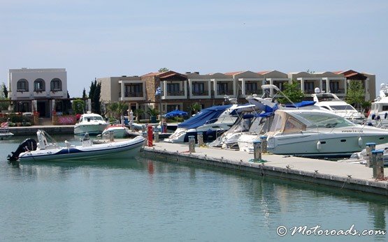 Yachten im Sani Resort