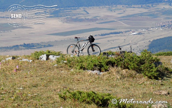 Biking in Balkan range 
