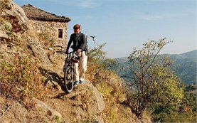 Biking in East Rhodope Mountains