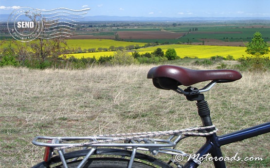 Biking in Sofia valley