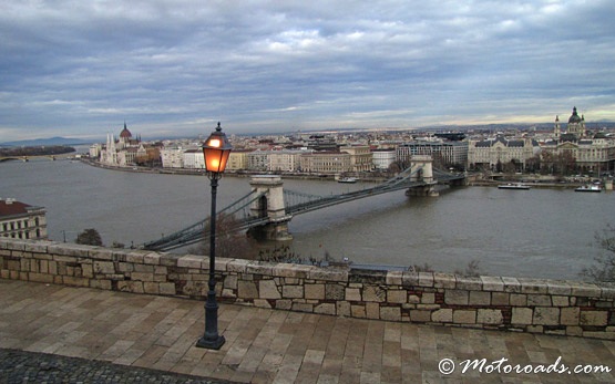 Budapest on sunset