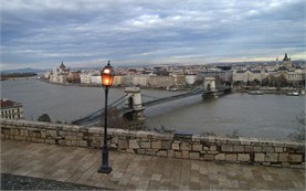 Budapest on sunset