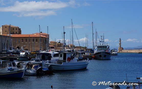 Venezianischer Hafen von Chania, Kreta, Griechenland