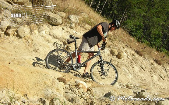 Cross-country cycling in Bulgaria