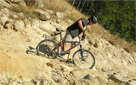 Cross-country cycling in Bulgaria