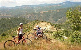 Cross-country biking in Bulgaria