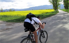 Cycling near Panagurishte 