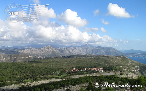 Dobrovnik - view from top of the hill