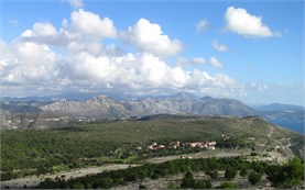 Dobrovnik - view from top of the hill