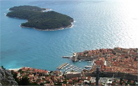 Dubrovnik - view from the cable car