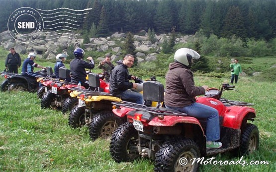 Escorted ATV tours in Borovets