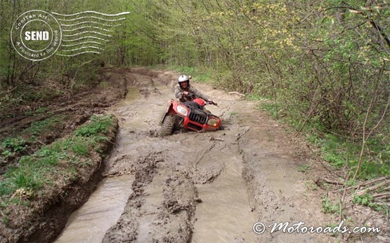 Extreme ATV ride in Bulgaria