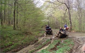 Extreme ATV ride in Rila mountain