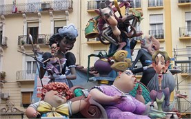 Fallas festival in Valencia