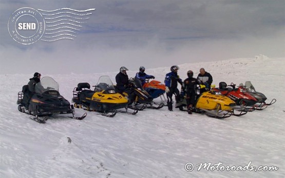 Guided snowmobile tours in Borovets