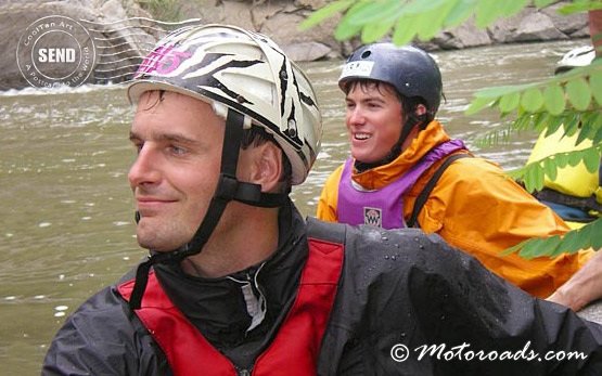 Happy kayakers - Bulgaria