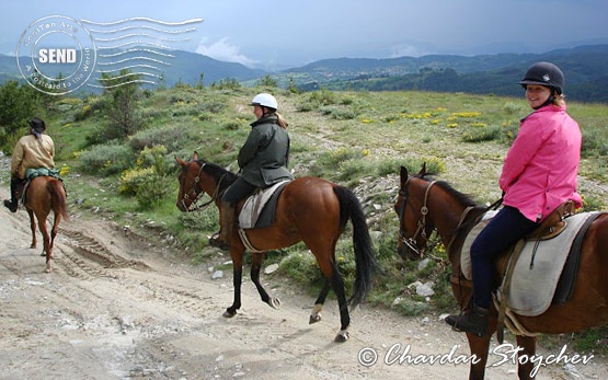 Horseback riding to Sarnitsa