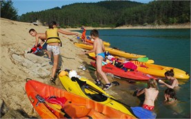 Kayaking for children in Bulgaria