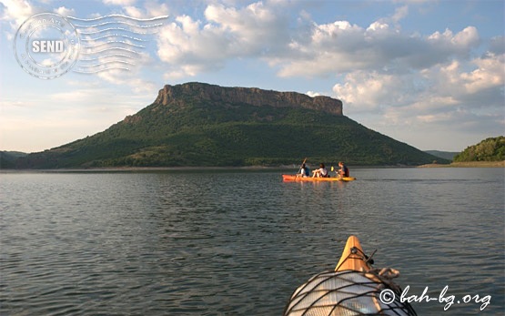 Lake canoeing in Bulgaria