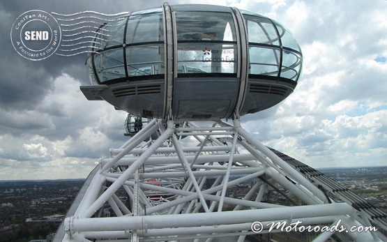 London eye - кабина