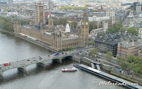Лондон - Вестминстерский мост  весной