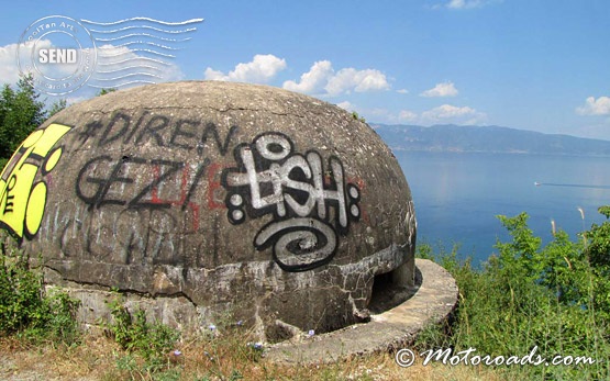 Old army bunker in Albania