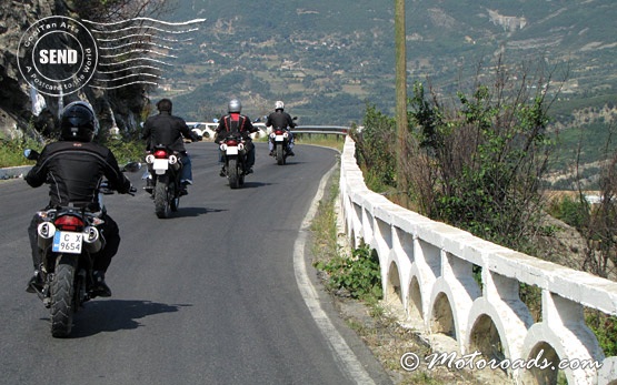 The road to Tirana, Albania