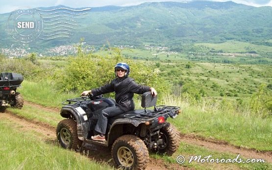 Participants in quad tours in Bulgaria