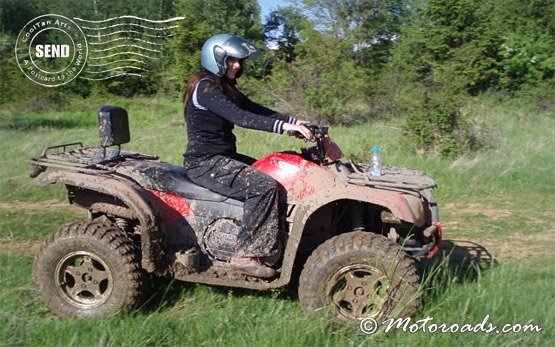 People on ATV tours in Bulgaria