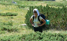 People on hiking trips in Bulgaria