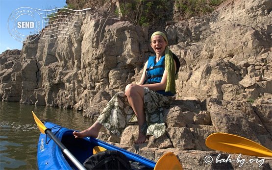 People on kayaking tours