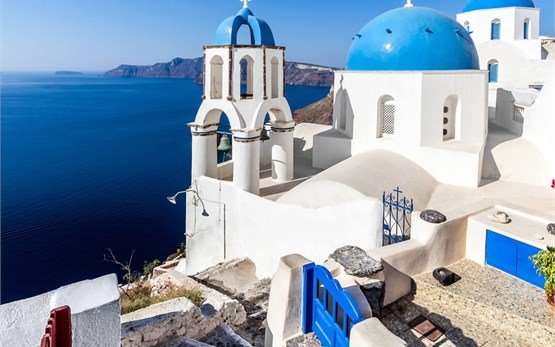 Santorini village, Greece