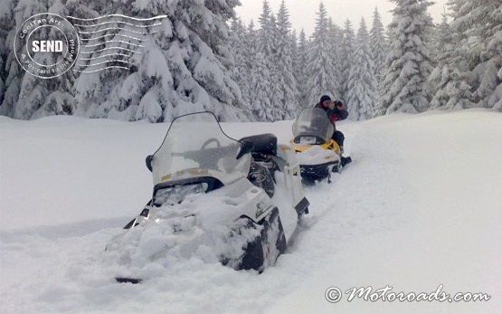 Snowmobile tours in Bulgaria