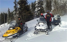 Snowmobiling in Borovets