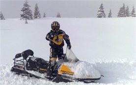 Snowmobiling in Bulgaria