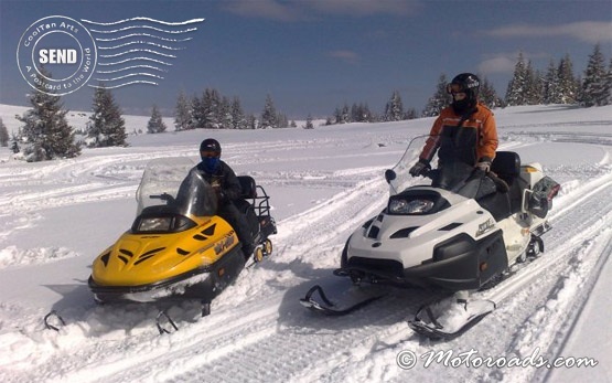 Snowmobiling in Sofia