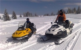 Snowmobiling in Sofia