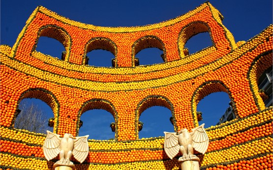 Das Menton Lemon Festival Frankreich