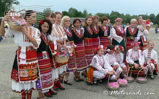 Traditional costumes - Rose festival in Bulgaria