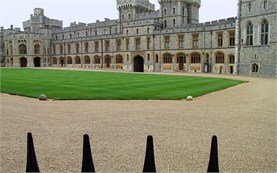 Windsor castle - front yard