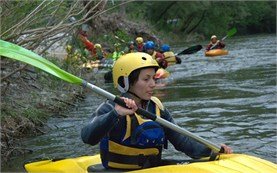 Women kayaking in Bulgaria